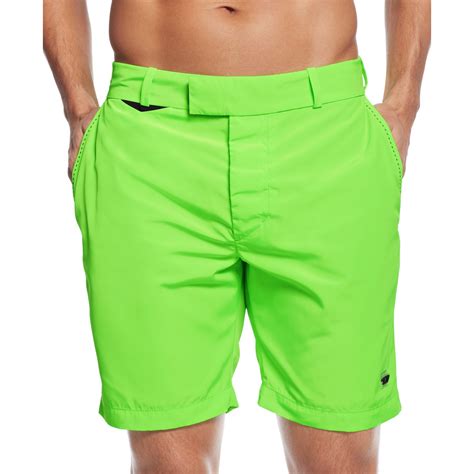 light green shorts men's